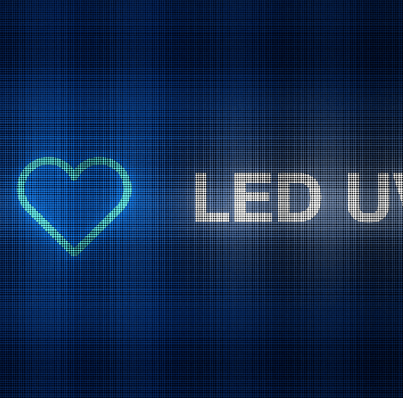 Efficient LED UV curing of industrial coatings with IST