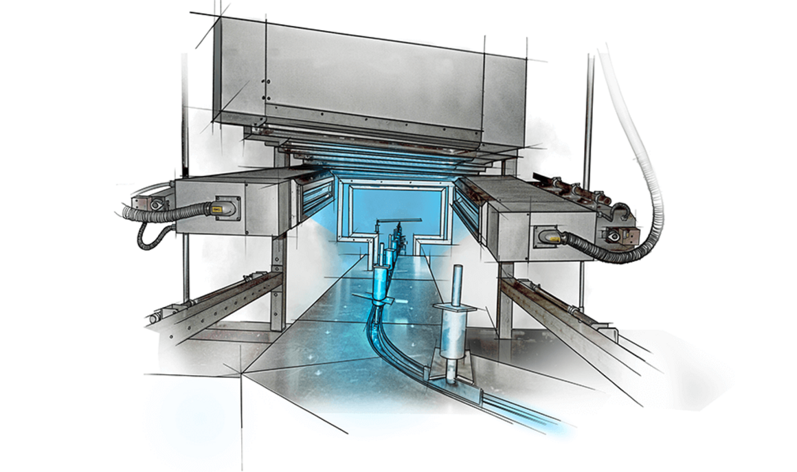 UV curing systems for industrial applications and converting